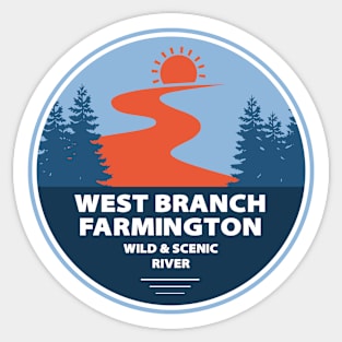 West Branch Farmington Wild And Scenic River Connecticut Sticker